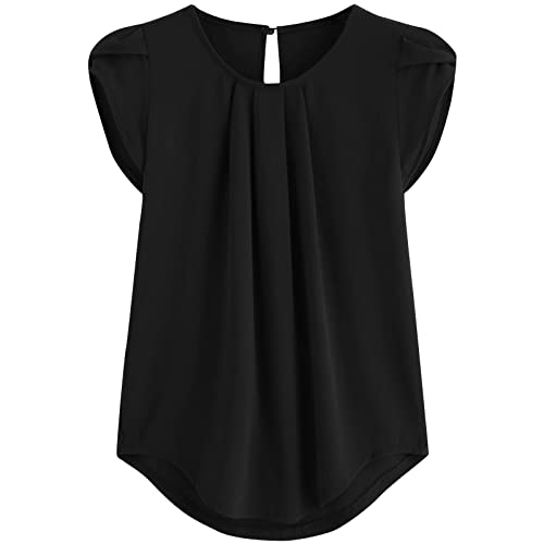 Generic Damen Tshirt Mit V-Ausschnitt Flatterbluse Mesh Shirt Damen Stufenkleid Damen Tanktop Lang Damen Pullover Kurz Damen Geblümtes Tunika-Oberteil Oberteil Gold Pullover Damen Weiss von LSAltd