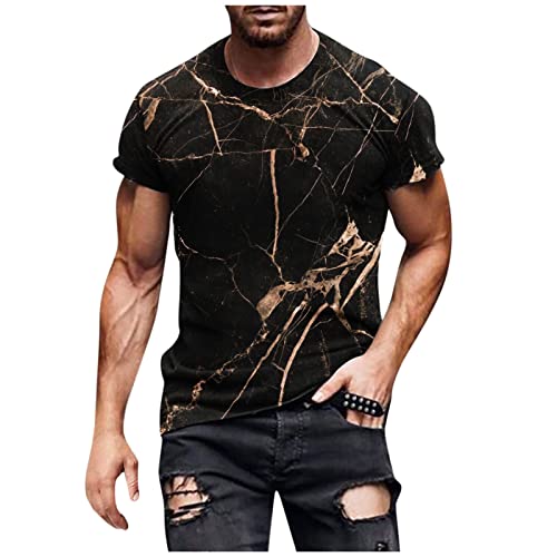 Generic Herren Weiss Shirt - Freizeit Hemd Regular Fit - Melone Soldaten Hippie T-Shirt Xxxl - Retro Top Blood In Blood Out Kleidung Mit Knopfleiste von LSAltd
