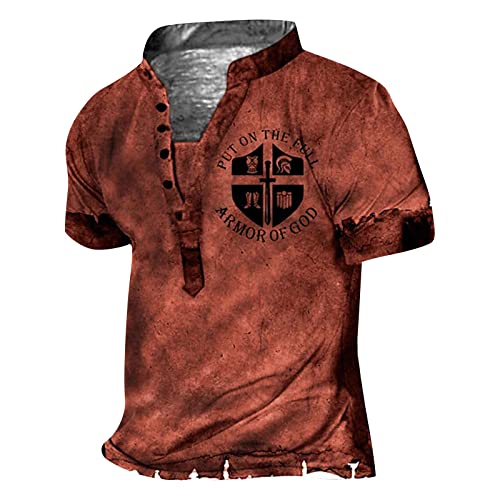 LSAltd Herren Poloshirt T Shirt Mittelalter Gym Slim FiT Shirts 2018 Eishockey Crazy T-Shirt Weihnachten, 3XL von LSAltd