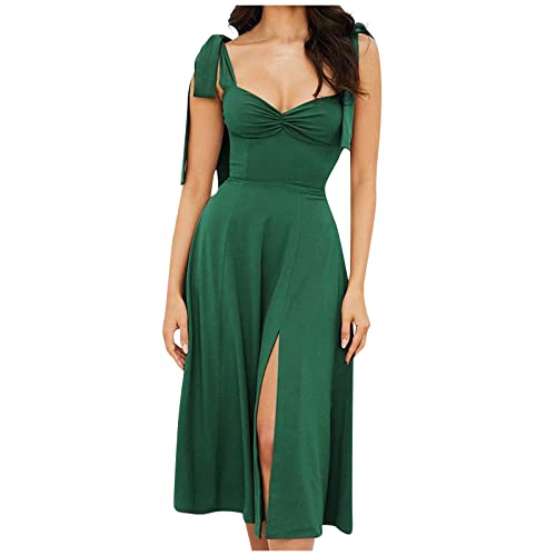 LSAltd Damen Kleid Blümchen Kleider Schwarzes Wickelkleid Damen Kleid Damen Große Größen Elegant Strandkleider Damen Sommer Boho Kleid Weiß Sommerkleider Maxi Winter Damen Schwarz Bloomchic Kleider von LSAltd