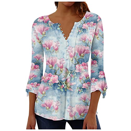 T-Shirt Damen V-Ausschnitt Custom and Key Shirt Spruch Long Pulloverkleid Piraten Oberteil Doppellagige Sommer Leggings 80er Dirndlbluse V-Ausschnitt Pullover Dünn von LSAltd