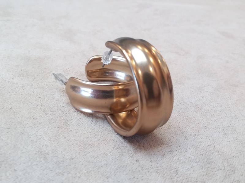 Jahrgang Seltene Chico Goldton Mode Creolen, Einzigartiges Geschenk Für Sie von LSBazaar