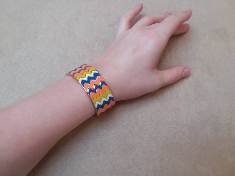 Vintage Vergoldet Emaille-Bunte Boho-stil Verstellbare Armband, Einzigartiges Geschenk Für Sie von LSBazaar