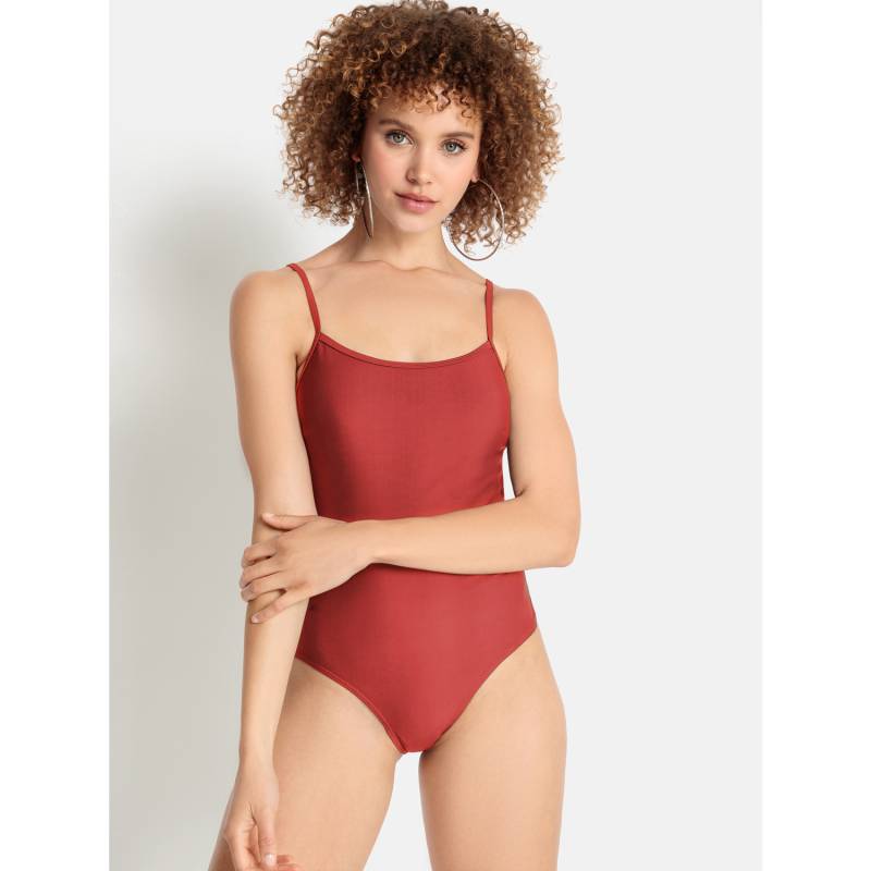 LSCN BY LASCANA Badeanzug Damen rostrot Gr.34 Cup A/B von LSCN BY LASCANA