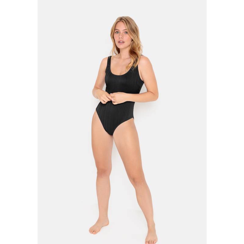 LSCN BY LASCANA Badeanzug Damen schwarz Gr.40 von LSCN BY LASCANA