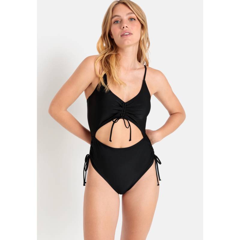 LSCN BY LASCANA Badeanzug Damen schwarz Gr.42 Cup C/D von LSCN BY LASCANA