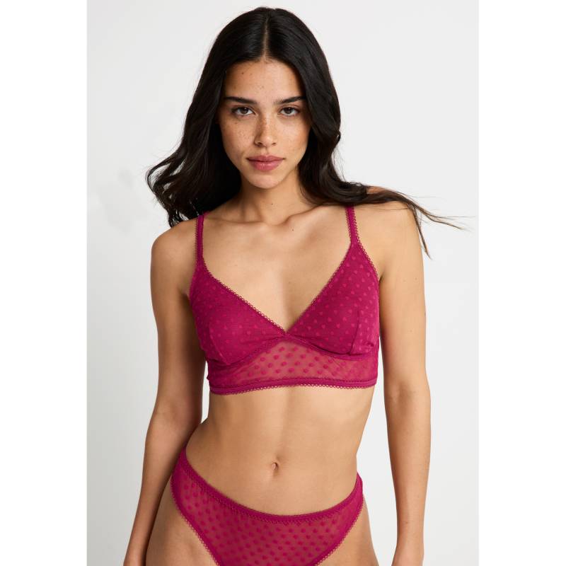 LSCN BY LASCANA Bralette Damen deep berry Gr.36/38 von LSCN BY LASCANA