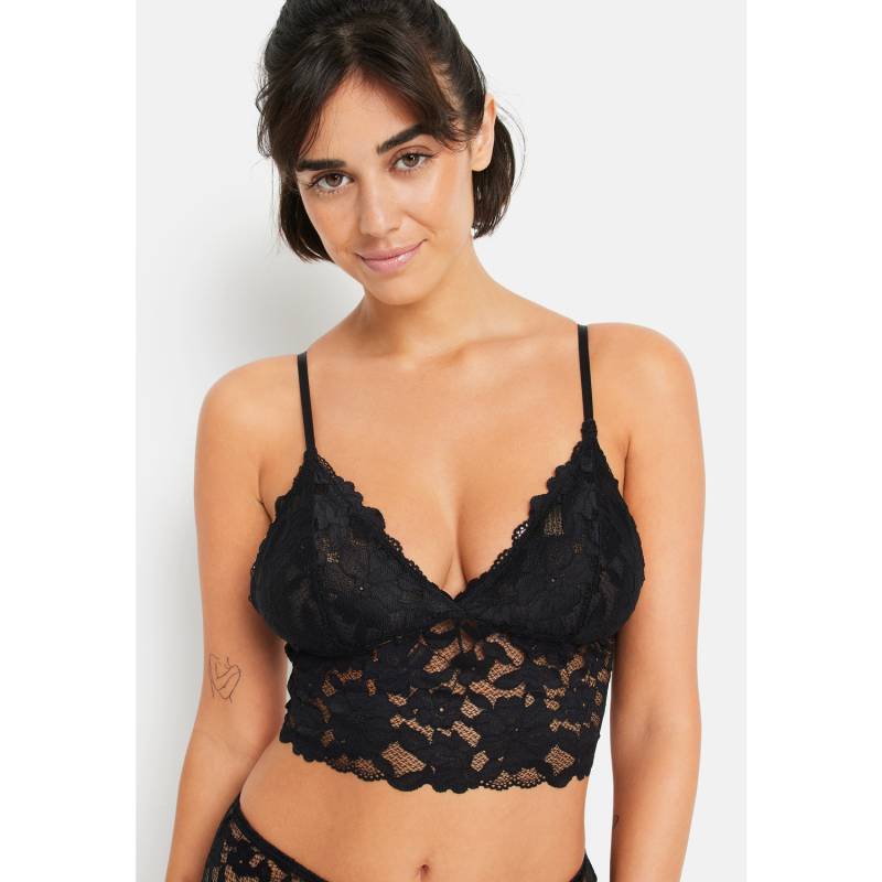 LSCN BY LASCANA Bralette Damen schwarz Gr.36/38 von LSCN BY LASCANA
