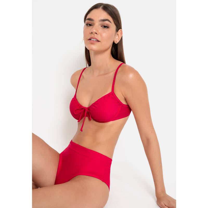 LSCN BY LASCANA Bügel-Bikini-Top Damen beere Gr.38 Cup D von LSCN BY LASCANA