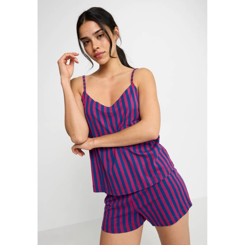 LSCN BY LASCANA Damen Shorty beere-gestreift Gr.36/38 von LSCN BY LASCANA