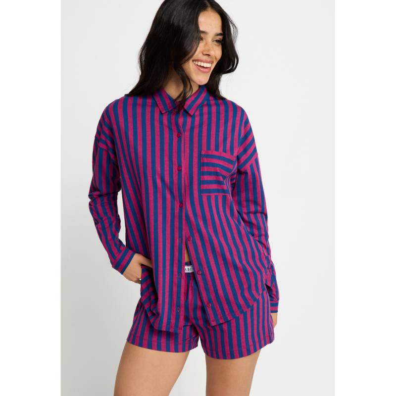 LSCN BY LASCANA Damen Shorty beere-gestreift Gr.44/46 von LSCN BY LASCANA