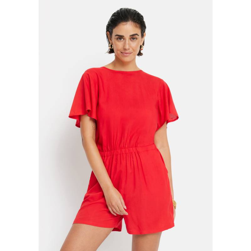 LSCN BY LASCANA Kurzoverall Damen cherry-red Gr.36 von LSCN BY LASCANA