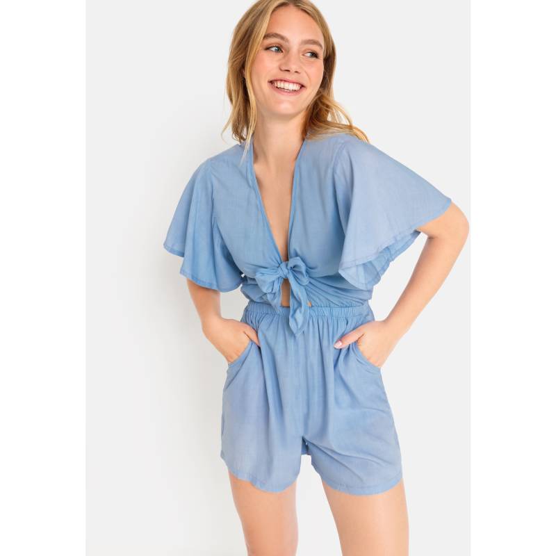 LSCN BY LASCANA Kurzoverall Damen hellblau Gr.40 von LSCN BY LASCANA