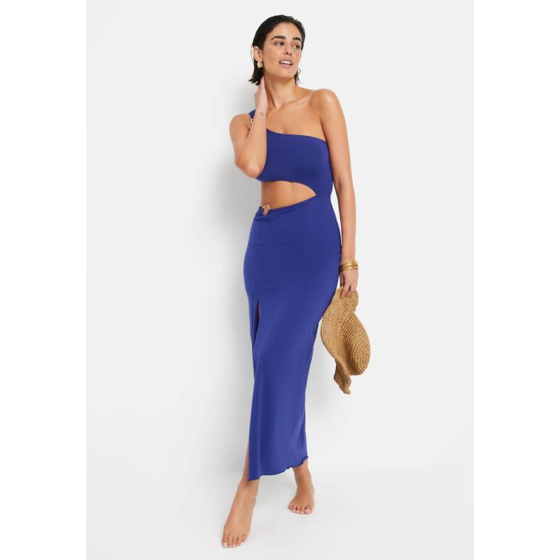 LSCN BY LASCANA One-Shoulder-Kleid Damen violet-blue Gr.40 von LSCN BY LASCANA
