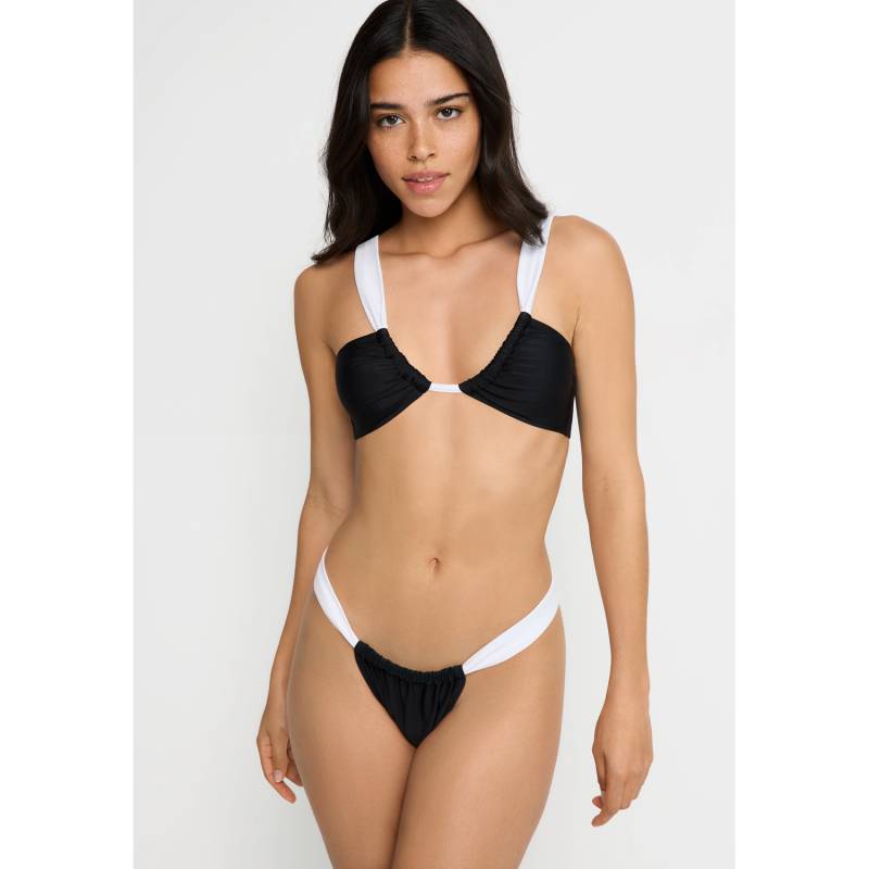 LSCN BY LASCANA Triangel-Bikini Damen schwarz-weiß Gr.36 von LSCN BY LASCANA