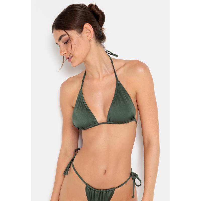 LSCN BY LASCANA Triangel-Bikini-Top Damen olive Gr.38 Cup A/B von LSCN BY LASCANA