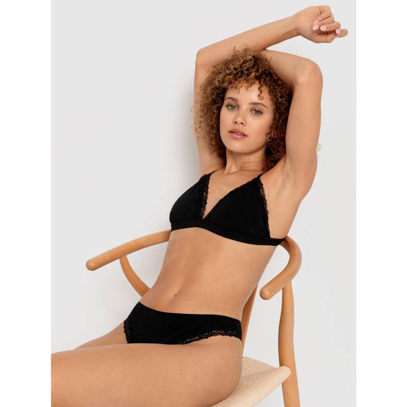 LSCN BY LASCANA Bralette Damen schwarz Gr.40/42 von LSCN BY LASCANA