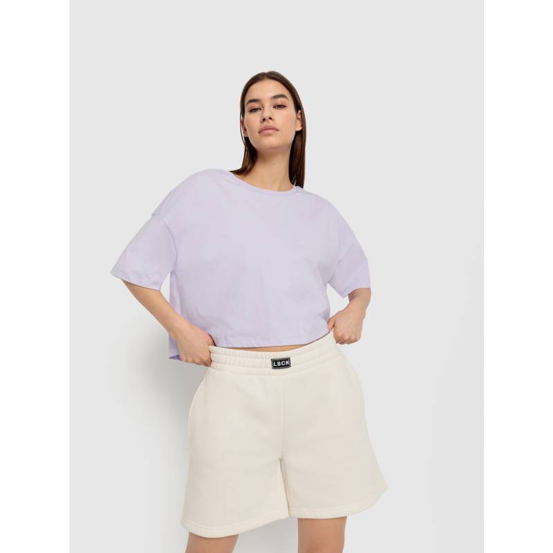 LSCN BY LASCANA Oversize-Shirt Damen flieder Gr.44/46 LSCN BY LASCANA Oversize-Shirt Damen flieder Gr.44/46 von LSCN BY LASCANA