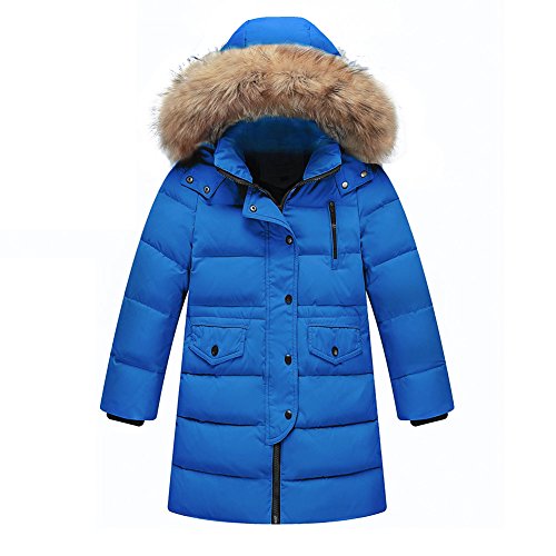 LSERVER-Daunenjacke Kinder Winterjacke mit Kaputze Daunenmantel mädchen Junge Baby Verdickte Winterjacke von LSERVER