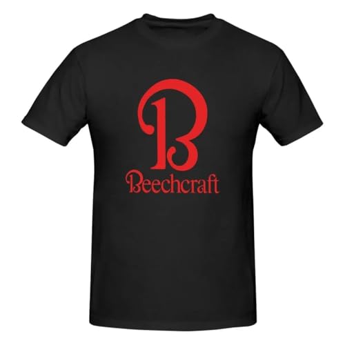 Beechcraft-Aircraft-Aviation-T-Shirt-Neck-Short von LSNUO