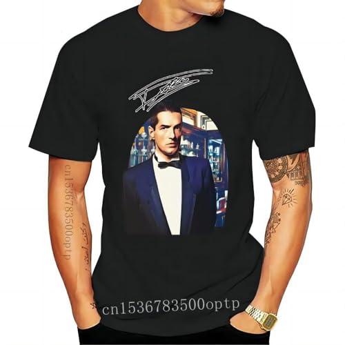 Falco at The Cafe T Shirt Graphic Design Photo Manipulation Collage Cafe Demel Vienna Austria Man Evening Attire Bar Autograph von LSNUO