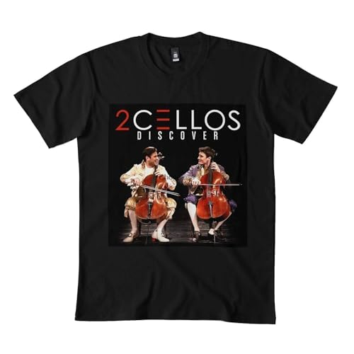 LSNUO 2-Cellos-Discover-Tour-2020-boyolali-Slim-Fit-t-Shirt-bl-Black von LSNUO