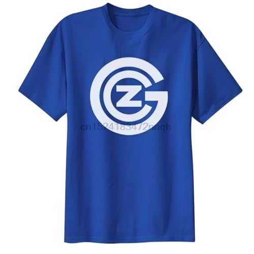 Super League Grasshopper Club Zurich GCZ Switzerland Men T-Shirt Letzigrund Stadion Blue Short Tees T Shirt von LSNUO