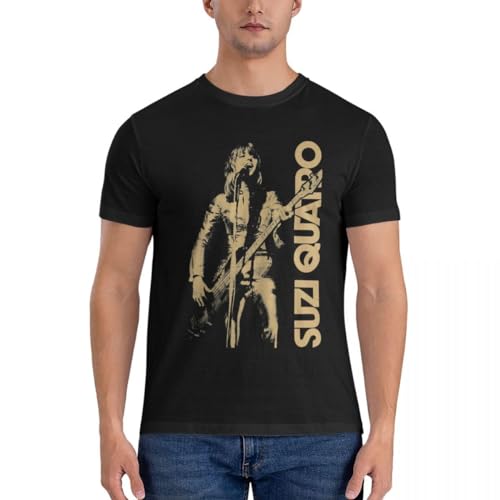 Suzi Quatro Fitted T-Shirt Sweat Shirts Men Clothes Quick Drying Shirt Black von LSNUO