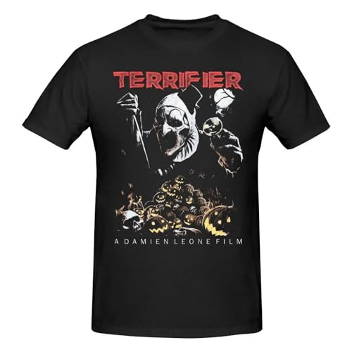 The-Clown-Terrifier-Horror-Movie-T-Shirt-Streetwear-Big-Size-O-Neck-Cotton-Short-Sleeve-Custom von LSNUO