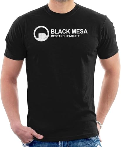 Black Mesa Research Facility Half Life Men's T-Shirt Hemden(Large) von LSQ&SL