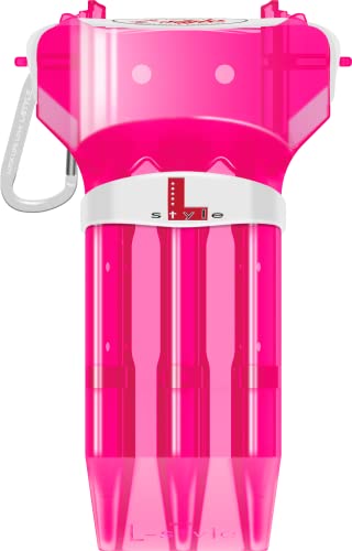 L-Style Dart Case Krystal One von Thor-Sports in diversen Farben/Darts Wallet/Hardcase (Krystal One, pink) von LSTYLE