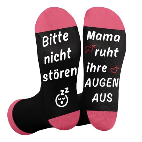 LSVGSAK Muttertagsgeschenk Lustige Socken Geschenke Ostergeschenk für Mama Mutter Frauen frau geschenkideen Beste Mama Geschenk Weihnachten Geburtstagsgeschenk Valentinstagsgeschenk für die mutter von LSVGSAK