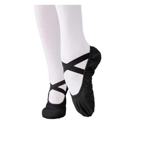 Ballett Spitzenschuhe Frauen Ballett Schuhe Mädchen Professionelle Ballett Hausschuhe Split Sohle Tanz Schuhe Frauen Tanz Training Schuhe 735(Color:Black,Size:24) von LSYHHXC