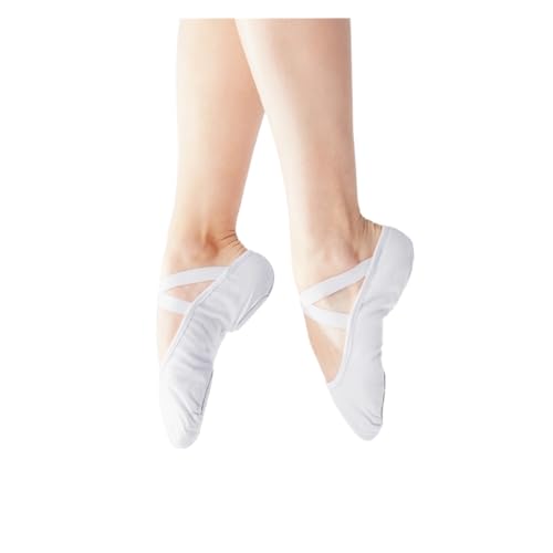 Ballett Spitzenschuhe Frauen Ballett Schuhe Mädchen Professionelle Ballett Hausschuhe Split Sohle Tanz Schuhe Frauen Tanz Training Schuhe 735(Color:White,Size:25) von LSYHHXC