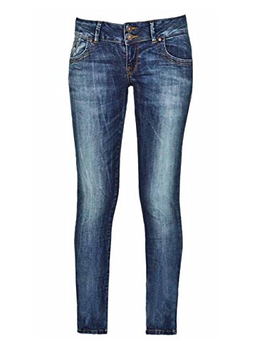 LTB Damen Jeans Molly Slim Fit - Blau - Erwina Wash, Größe:W 24 L 32;Farbe:Erwina Wash (1942) von LTB Jeans