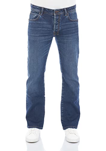 LTB Herren Jeans Hose Roden Bootcut Jeanshose Basic Baumwolle Denim Stretch Tiefer Bund, Farbvariante:Magne Undamaged Wash (54329), Größe:31W / 30L von LTB Jeans