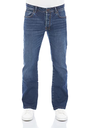 LTB Jeans Herren Hose Roden Bootcut Jeanshose Basic Baumwolle Denim Stretch Tiefer Bund Blau w33 w34 w36 w38 w40, Farbvariante:Magne Undamaged Wash (54329), Größe:32W / 34L, 50186-15086-54329 von LTB Jeans