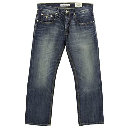 LTB Jeans, Miguel, Herren Jeans Hose Denim Ohne Stretch Blue Used W 40 L 32 von LTB Jeans