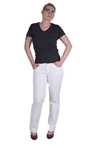 LTB Jeans Damen Aspen Jeans, Weiß (White 100), W31/L30 von LTB Jeans