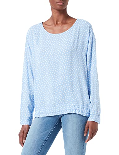 LTB Jeans Damen Bodica Bluse, Vista Blue White Flowers 12856, M von LTB Jeans