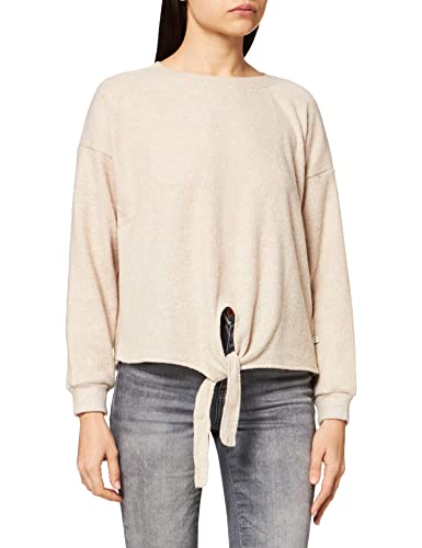 LTB Jeans Damen Borica Pullover, Birch Mel 12642, S von LTB Jeans