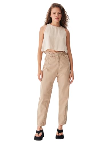 LTB Jeans Damen Cahela Freizeit-Top, Bleached Sand 5778, Small LTB Jeans Damen Cahela Freizeit-Top, Bleached Sand 5778, Small von LTB Jeans