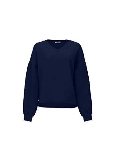 LTB Jeans Damen Fahozo Sweatshirt, Navy 301, M von LTB Jeans