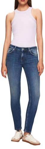 LTB Jeans Damen Fallon 200 - Slim Mid Rise Basic-5-Pocket Dark Wash Blau aus Baumwollgemisch - Größe W33L34 von LTB Jeans