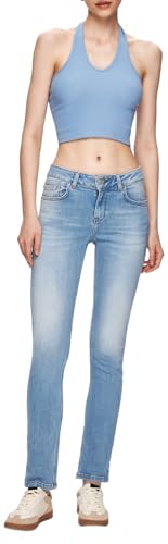 LTB Jeans Damen Fallon 200 - Slim Mid Rise Basic-5-Pocket Light Wash Blau aus Baumwollgemisch - Größe W33L32 von LTB Jeans