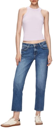LTB Jeans Damen Fallon 300 - Straight Mid Rise Basic-5-Pocket Medium Wash Blau aus Baumwollmischung - Größe W33L30 von LTB Jeans