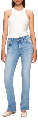 LTB Jeans Damen Fallon 400 - Bootcut Mid Rise Basic-5-Pocket Light Wash Blau aus Baumwollgemisch - Größe W24L30 von LTB Jeans