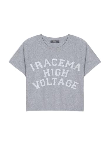 LTB Jeans Damen Freizeit-Top Cenoko aus Baumwolle Ärmellos mit Crew Neck - Größe S in Grau von LTB Jeans