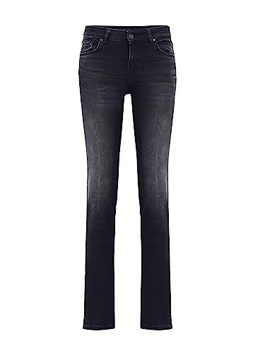 LTB Jeans Damen Jeans Aspen Y - Jeans Damen Slim aus Baumwollmischung Slim Denim Dunkel mit Reißverschluss Mittlere Taille - Grau von LTB Jeans