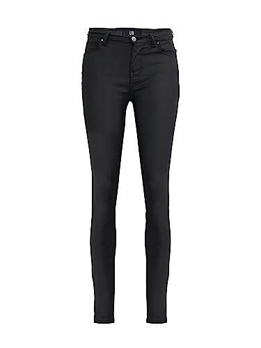 LTB Jeans Damen Jeans Florian B- Jeans Damen Skinny aus Baumwollmischung mit Reißverschluss Hohe Taille in Schwarz - Größe 26W/32L von LTB Jeans